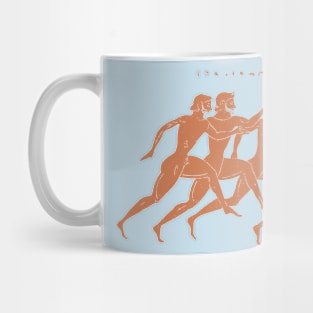 Ancient Greek Winged Runners Mug